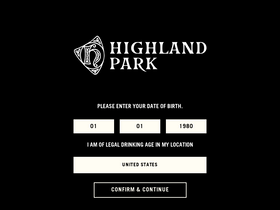 'highlandparkwhisky.com' screenshot