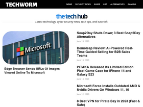 'techworm.net' screenshot