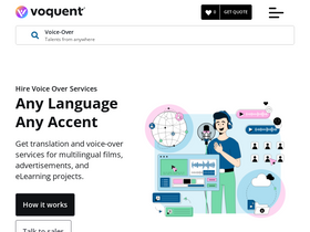 'voquent.com' screenshot