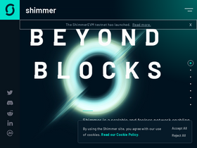 'shimmer.network' screenshot