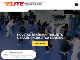 'elite-mma.com' screenshot