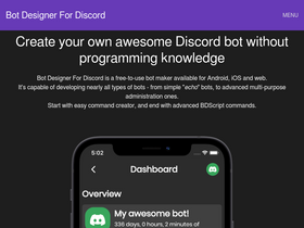 'botdesignerdiscord.com' screenshot