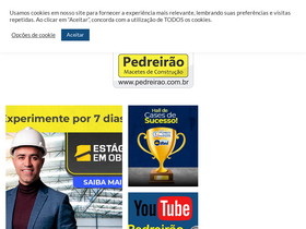 'pedreirao.com.br' screenshot