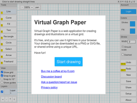 'virtual-graph-paper.com' screenshot