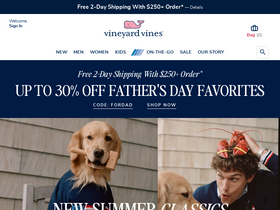'vineyardvines.com' screenshot