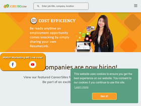 'jobs180.com' screenshot