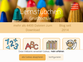'lernstuebchen-grundschule.de' screenshot