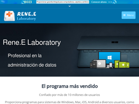 'reneelab.es' screenshot