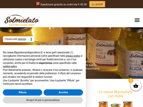 Solmielato homepage screenshot