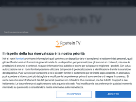 'ricetteintv.com' screenshot