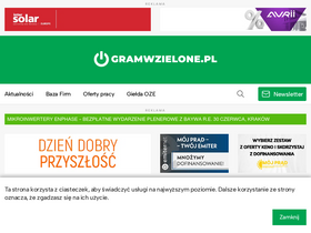 'gramwzielone.pl' screenshot