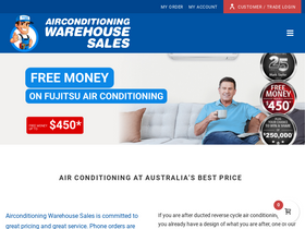 'airwaresales.com.au' screenshot