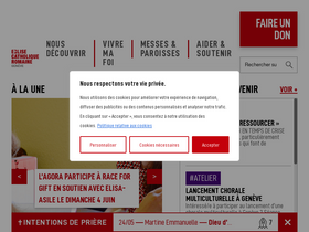 'eglisecatholique-ge.ch' screenshot