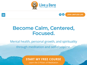 'liveanddare.com' screenshot