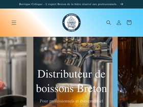 barrique-celtique.fr homepage screenshot