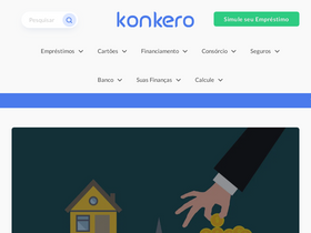 'konkero.com.br' screenshot