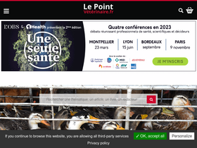 'lepointveterinaire.fr' screenshot