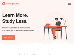 'aspiringyouths.com' screenshot