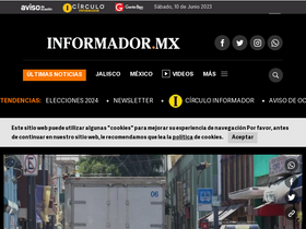 'informador.mx' screenshot