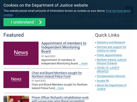 'justice-ni.gov.uk' screenshot