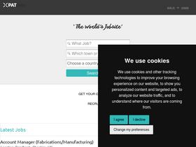 'xpatjobs.com' screenshot