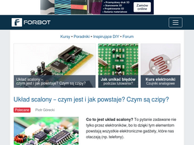 'kursc.forbot.pl' screenshot
