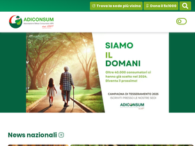 'adiconsum.it' screenshot
