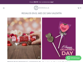 zisnella.com homepage screenshot
