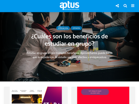 'aptus.com.ar' screenshot