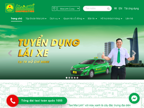 'admin.mailinh.vn' screenshot