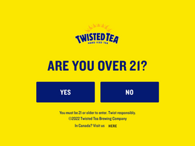 'twistedtea.com' screenshot