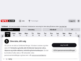 'vglive.no' screenshot