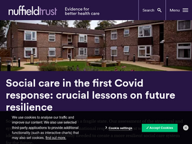 'nuffieldtrust.org.uk' screenshot