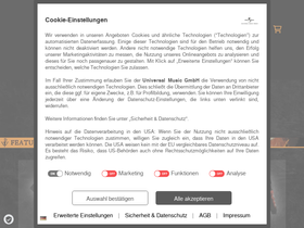 powerwolf-shop.com homepage screenshot