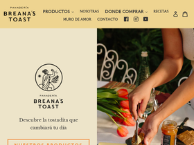 breanastoast.com homepage screenshot