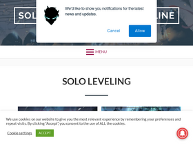 'levelingsolo.com' screenshot