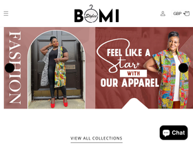 bomistyles.com homepage screenshot