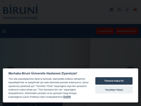 'birunihastanesi.com.tr' screenshot