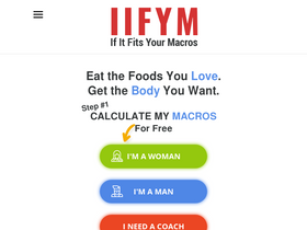'iifym.com' screenshot