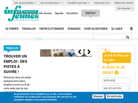 'infos-jeunes.fr' screenshot