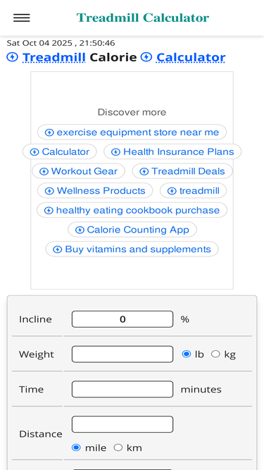 treadmillcalculator.com