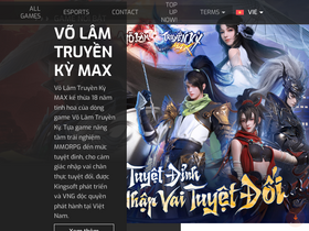 'vnggames.com' screenshot