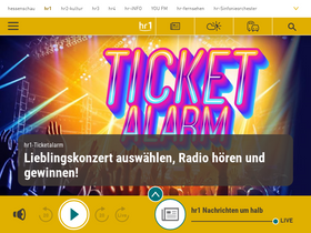 'hr1.de' screenshot