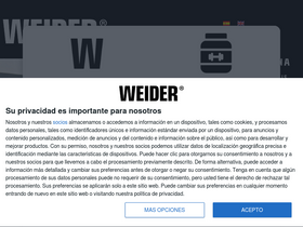 'weider.es' screenshot