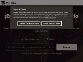 'concesionarios.seat' screenshot