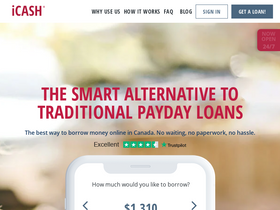 'icash.ca' screenshot