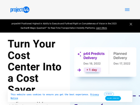 'project44.com' screenshot