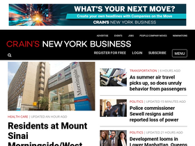 'crainsnewyork.com' screenshot