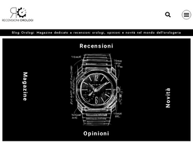 'recensioniorologi.it' screenshot