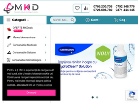 'mkd-medicale.ro' screenshot